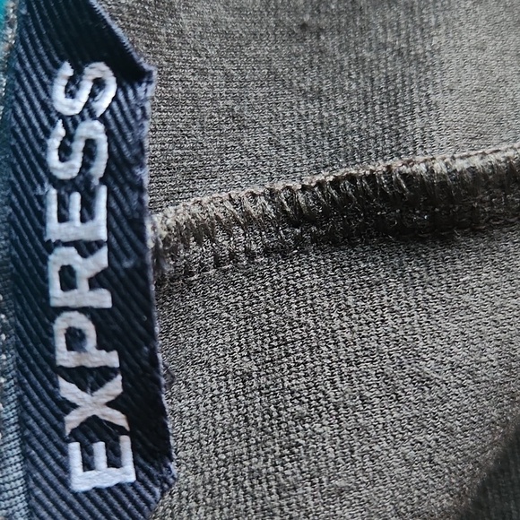 Express Olive Green Dress - Picture 13 of 14